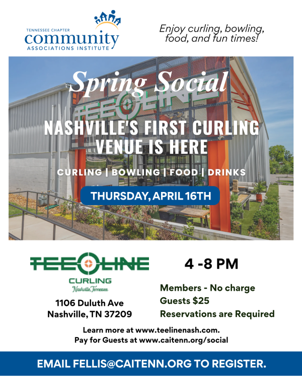 CAI Spring Social Tee Line flyer